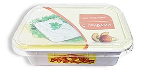 Сыр плавленый "Легкий" с грибами 50% 150г контейнер (г.Калининград, Россия)