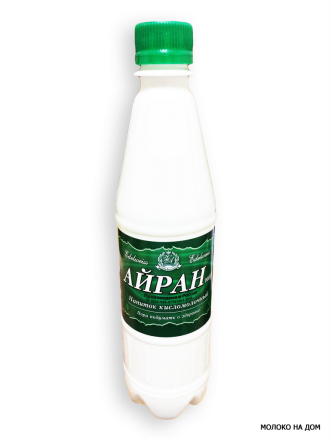 Напиток кисломолочный Айран-Нор 1% 0,5л бутылка (п.Лунино, РФ)
