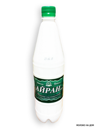 Напиток кисломолочный Айран-Нор 1% 1л бутылка (п.Лунино, РФ)