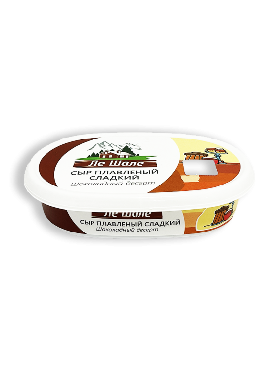 Сыр плавленый Ле Шале сладкий 60% 125г контейнер