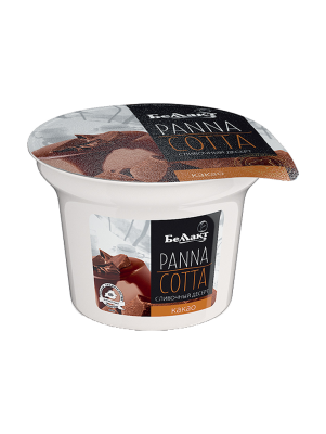 Десерт сливочный Panna Cotta с какао 10% 150г стакан