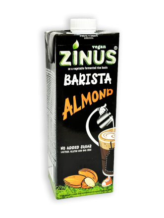 Фото Напиток ZINUS vegan BARISTA Миндальное Моlоко 3,2% 1л тетра-пак