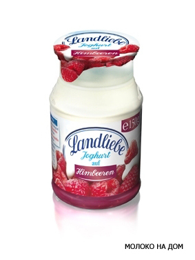 Йогурт Landliebe Черника/Малина 2,8% 150г бидончик (FrieslandCampina, Германия)