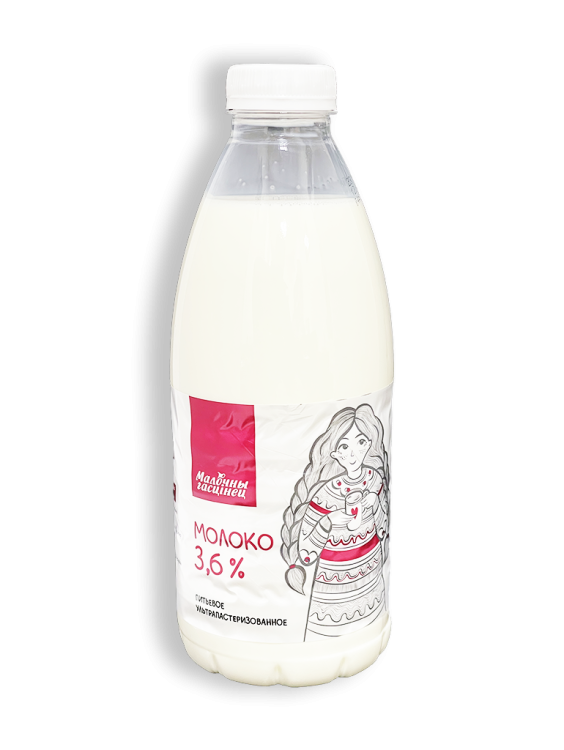 Молоко ультрапастеризованное Молочный гостинец 3,6% 0,93л бутылка