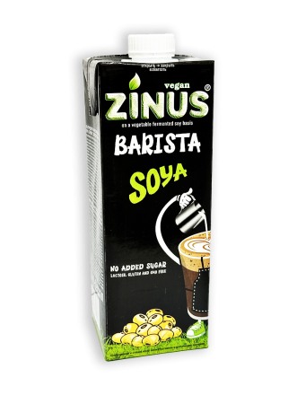 Фото Напиток ZINUS vegan BARISTA Соевое Моlоко 3,2% 1л тетра-пак