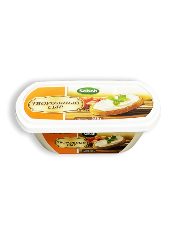 Сыр мягкий творожный Sabah 55% 350г контейнер