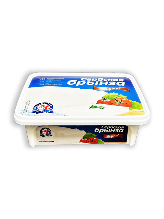 Сыр мягкий Mlekara Sabac Сербская брынза 45% 220г коробка