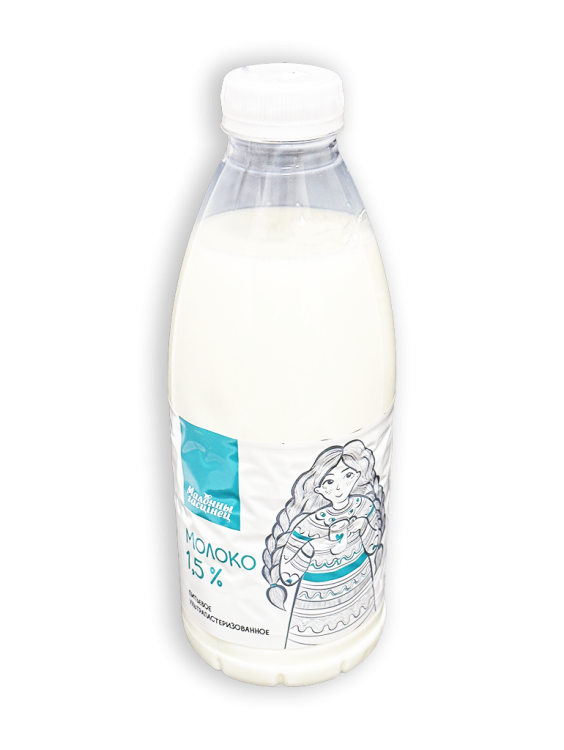 Молоко ультрапастеризованное Молочный гостинец 1,5% 0,93л бутылка