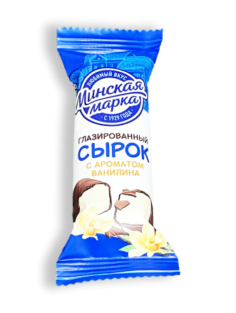 Фото Сырок глазированный Минская марка с ванилином 23% 45г