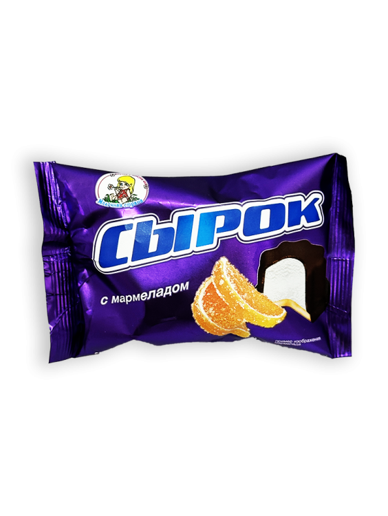 Сырок глазированный Молочная страна мармелад 20% 50г