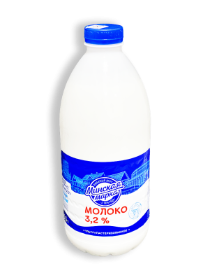Молоко ультрапастеризованное Минская марка 3,2% 1,5л бутылка